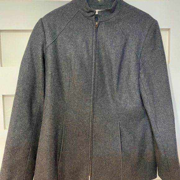 Gray Wool blend blazer - Picture 1 of 3